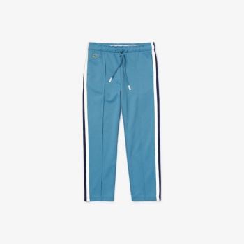 Lacoste Contrast Bands Lightweight Jogging Pants - Kalhoty Dětské Blankyt / Tmavě Blankyt Blankyt /